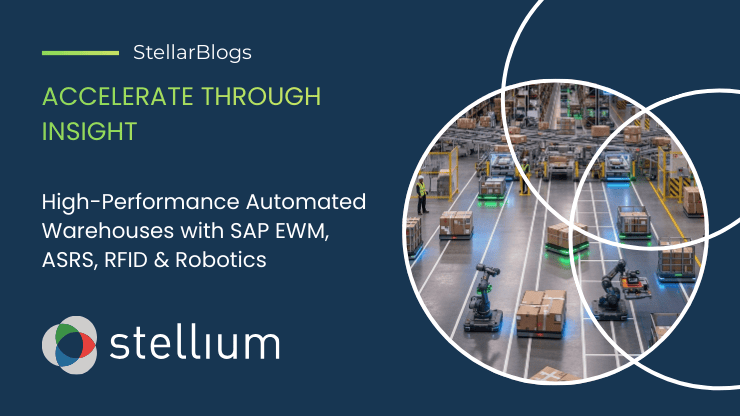 ASRS in automation picture showing a smart warehouse
